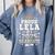 Proud Lela Of A Class Of 2025 Graduate Senior Graduation Comfort Colors Sweatshirt Blue Jean
