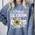 Proud Lil Cousin Of A Class Of 2025 Senior Graduation 2025 Comfort Colors Sweatshirt Blue Jean