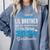 Proud Little Brother Of 5th Grade Graduate 2024 Graduation Premium Comfort Colors Sweatshirt Blue Jean