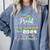 Proud Little Cousin Of PreK School Graduate 2024 Graduation Comfort Colors Sweatshirt Blue Jean