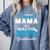 Proud Mama Of 2023 Class Master Graduate Family Graduation Comfort Colors Sweatshirt Blue Jean
