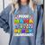 Proud MAMA Of a 2025 PRE-K Graduate -Graduation Comfort Colors Sweatshirt Blue Jean