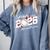 Proud Mama Of A 2026 Senior Baseball Graduation Mom Comfort Colors Sweatshirt Blue Jean