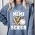 Proud Mimi Of A 2026 Senior Baseball Graduation Leopard Comfort Colors Sweatshirt Blue Jean