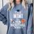 Proud MIMI Of 2026 Basketball Senior Class Graduation Comfort Colors Sweatshirt Blue Jean