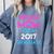 Proud Mom Of A 2017 Graduate Graduation Tee T-Shirt Comfort Colors Sweatshirt Blue Jean