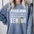 Proud Mom Of 2019 Senior Graduation Shirt Graduate Comfort Colors Sweatshirt Blue Jean