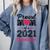 Proud Mom Of A 2021 Graduate Senior Graduation Comfort Colors Sweatshirt Blue Jean