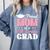 Proud Mom Of An Awesome 8th Grade Graduate 2026 Graduation Comfort Colors Sweatshirt Blue Jean