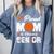 Proud Mom Of a Basketball Senior Class Of 2026 Graduation Comfort Colors Sweatshirt Blue Jean