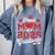 Proud Mom Of a Class Of 2025 Graduate Senior Graduation Comfort Colors Sweatshirt Blue Jean