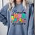 Proud Mom Class Of 2025 Kindergarten Graduate Graduation Comfort Colors Sweatshirt Blue Jean