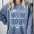 Proud Mom Of a Class Of 2026 Graduate Senior Graduation Comfort Colors Sweatshirt Blue Jean