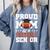 Proud Mom Of a Football Senior 2026 Graduation Gifts Comfort Colors Sweatshirt Blue Jean