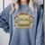 Proud Mom Graduation Of 8th Grade Graduate Comfort Colors Sweatshirt Blue Jean