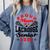 Proud Mom Of a Lacrosse Senior 2022 Graduation Comfort Colors Sweatshirt Blue Jean