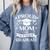 Proud Mom Of PhD Graduate Doctorate Graduation Comfort Colors Sweatshirt Blue Jean