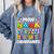 Proud NANA Of a 2025 Kindergarten Graduate Graduation Comfort Colors Sweatshirt Blue Jean