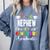 Proud NEPHEW Of A 8th Grade Graduate Graduation 2024 Class Comfort Colors Sweatshirt Blue Jean