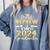 Proud Nephew Of Two 2024 Graduate Class 2024 Graduation Comfort Colors Sweatshirt Blue Jean