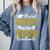 Proud Nonnie Of a Class Of 2026 Graduate Graduation 2026 Comfort Colors Sweatshirt Blue Jean