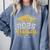 Proud Papa Of A 2026 Graduate Grad Senior Graduation Comfort Colors Sweatshirt Blue Jean