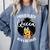 Proud Queen PhD Doctorate Degree Graduation Woman Girl Comfort Colors Sweatshirt Blue Jean