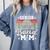Proud Senior Mom Marching Band Mom Class Of 2025 Graduation Comfort Colors Sweatshirt Blue Jean