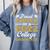 Proud Sister 2022 College Graduate Shirt Sibling Graduation Comfort Colors Sweatshirt Blue Jean