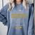 Proud Sister Of a 2025 Graduate Senior Graduation Women Comfort Colors Sweatshirt Blue Jean