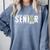Proud Sister Of a 2026 Soccer Senior Graduation Comfort Colors Sweatshirt Blue Jean