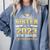 Proud Sister Of 5th Grade Graduate 2023 Family Graduation Comfort Colors Sweatshirt Blue Jean