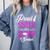 Proud SISTER Of A Class 2019 Senior Tshirt Graduation Comfort Colors Sweatshirt Blue Jean