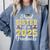 Proud Sister Of A Class Of 2025 Graduate Senior Graduation Comfort Colors Sweatshirt Blue Jean