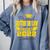 Proud Sister In Law Of 2022 Graduate Class 2022 Graduation Comfort Colors Sweatshirt Blue Jean