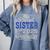 Proud Sister Of Two Class Of 2025 Graduates Twins Graduation Comfort Colors Sweatshirt Blue Jean