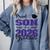 Proud Son Of a Class Of 2026 Graduate For Graduation Comfort Colors Sweatshirt Blue Jean