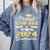 Proud Step Dad Of Two 2024 Graduate Class 2024 Graduation Comfort Colors Sweatshirt Blue Jean