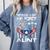 Proud US Air Force Aunt Flag Air Force Graduation Aunt Tee Comfort Colors Sweatshirt Blue Jean