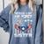 Proud US Air Force Sister Flag Air Force Graduation Sister Comfort Colors Sweatshirt Blue Jean