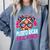 Puerto Rican Latina Social Worker MSW Masters Graduation Comfort Colors Sweatshirt Blue Jean