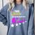 Queen 6th Grade Graduation For Girls Comfort Colors Sweatshirt Blue Jean