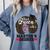 Queen Masters Degree Graduation Social Work MSW MPH Comfort Colors Sweatshirt Blue Jean