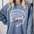Queen PhD Doctorate Degree Graduation PsyD EdD Comfort Colors Sweatshirt Blue Jean