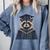 Raccoon Graduation Comfort Colors Sweatshirt Blue Jean