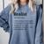 Realist Definition For Introverts Honest Personality Comfort Colors Sweatshirt Blue Jean