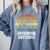 Retro Antisocial Butterfly Shirt For Introverts Comfort Colors Sweatshirt Blue Jean
