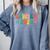 Retro Lawyer 2025 Attorney School Graduation Student Lawyer Comfort Colors Sweatshirt Blue Jean