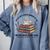 Retro Proud Introverted Book Club Anti Social Reader Comfort Colors Sweatshirt Blue Jean
