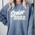 Retro Senior Class Of 2022 Men Women Graduation 90's Grad Comfort Colors Sweatshirt Blue Jean